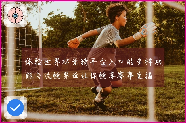 体验世界杯竞猜平台入口的多样功能与流畅界面让你畅享赛事直播